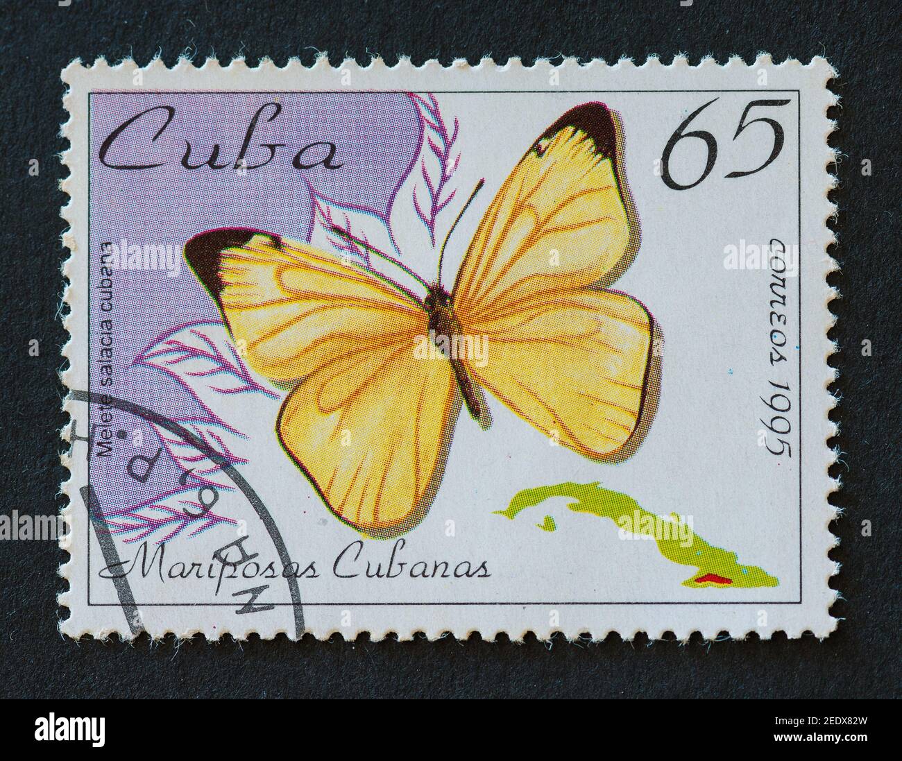 Old vintage Cuban postal stamps Stock Photo - Alamy