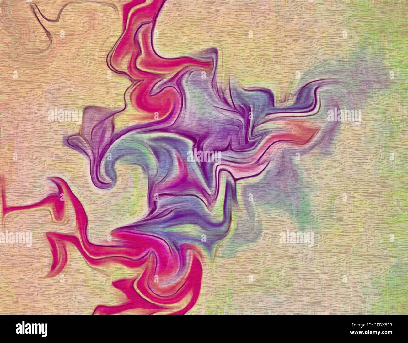 grunge texture of colored paint strokes and blurry stains with brushes