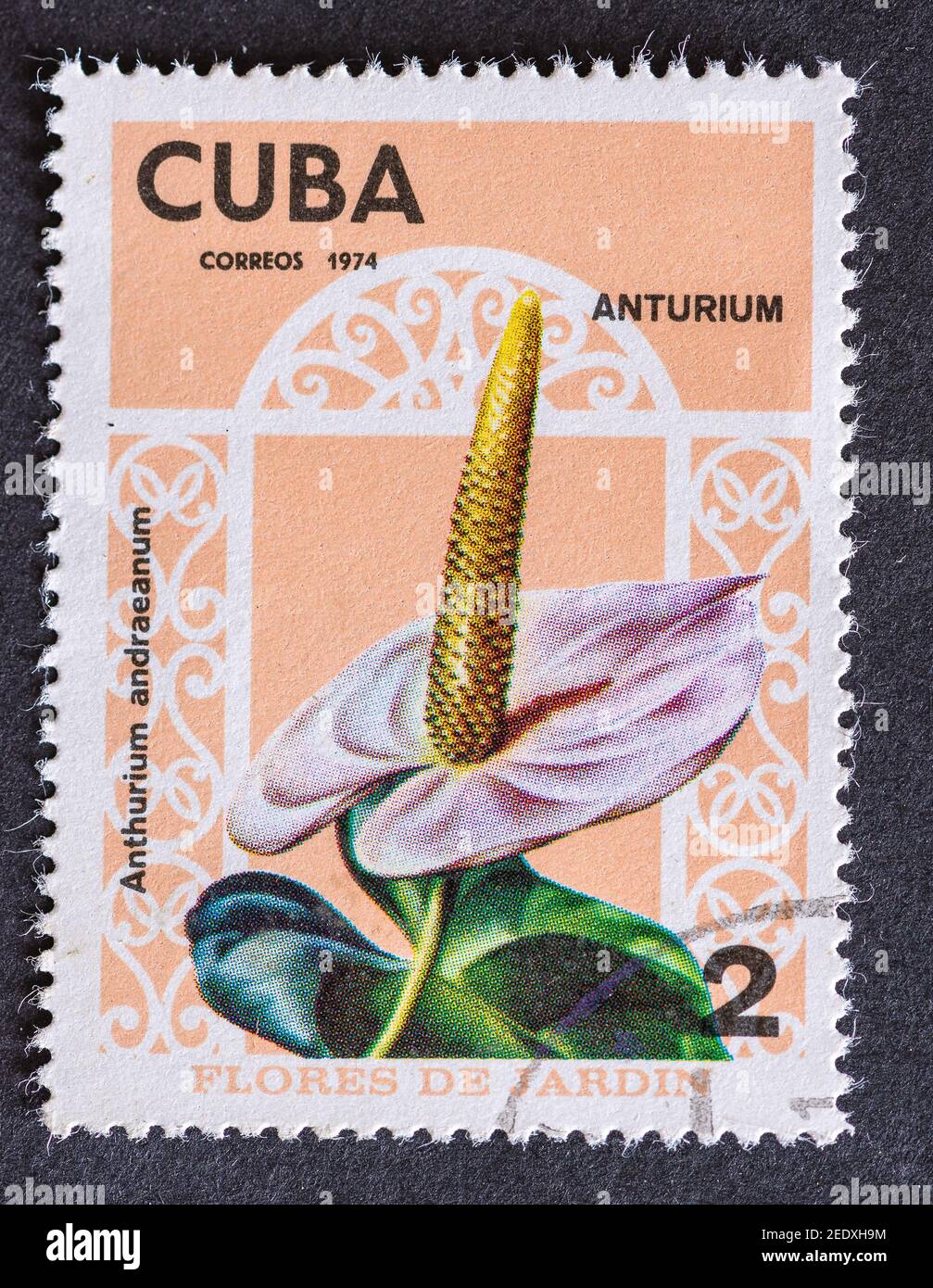 Old vintage Cuban postal stamps Stock Photo - Alamy