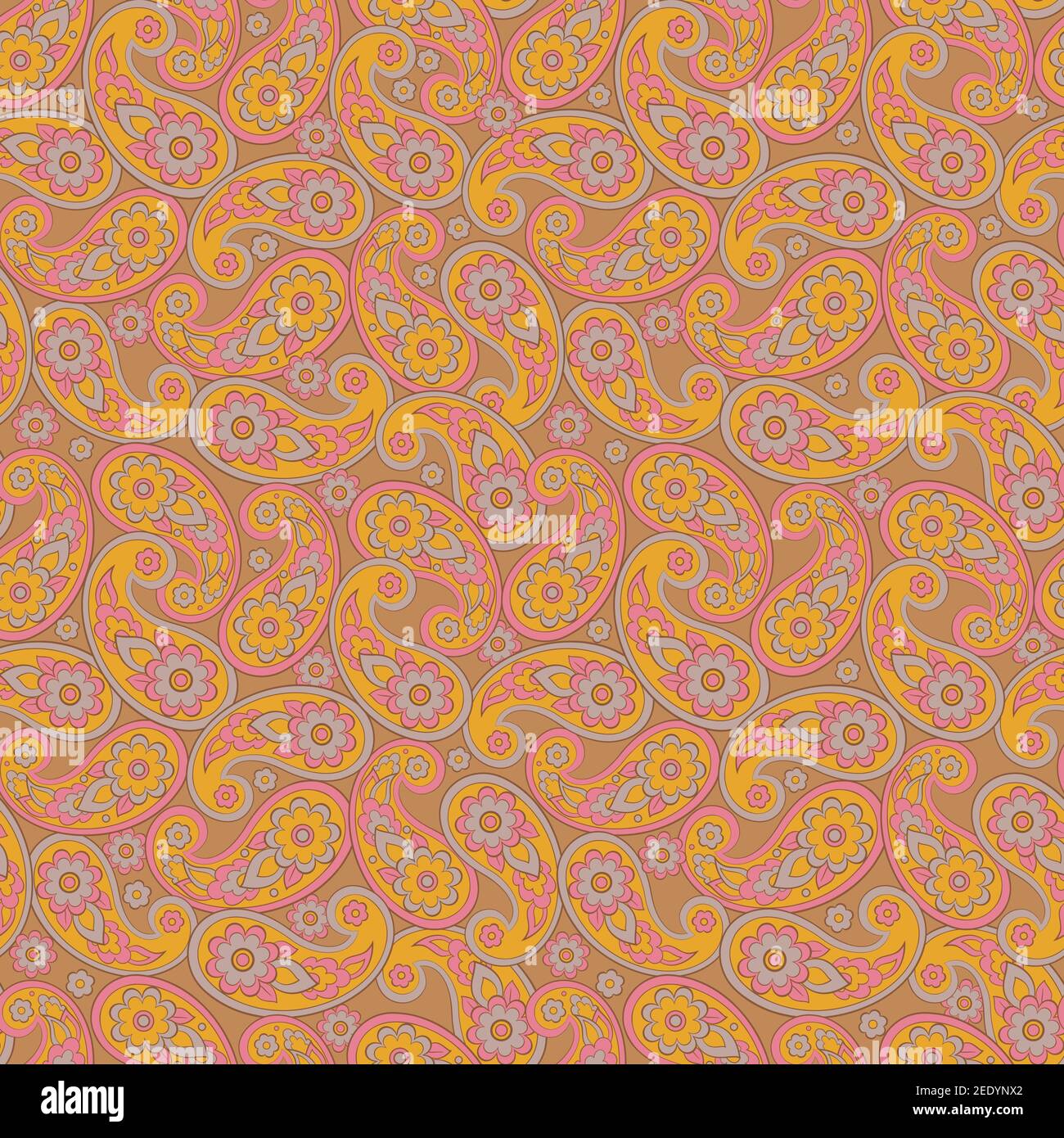 Paisley pattern, great design for any purposes. Seamless background Stock Vector