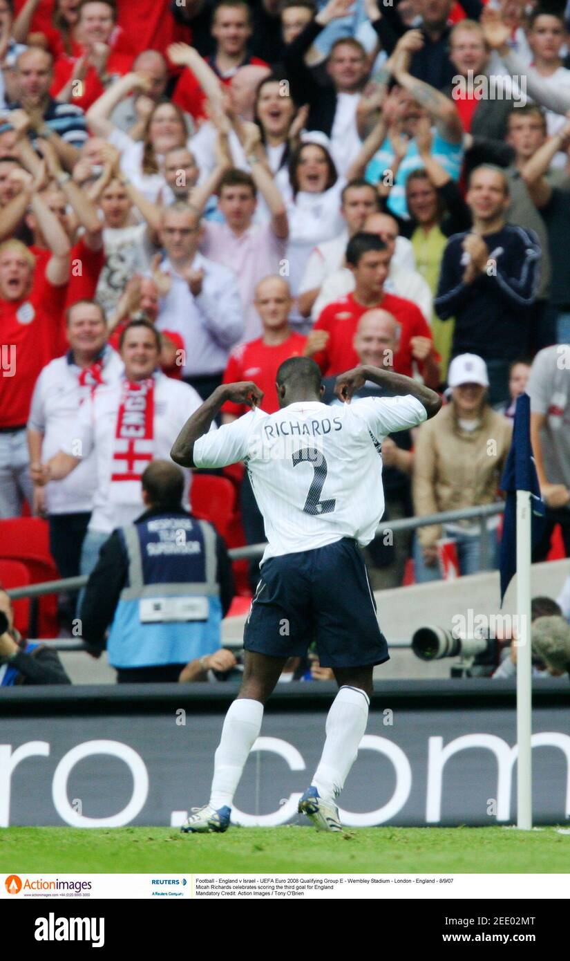 Ticket Angleterre Vs Israel - 08/09/2007 - Wembley - Plié