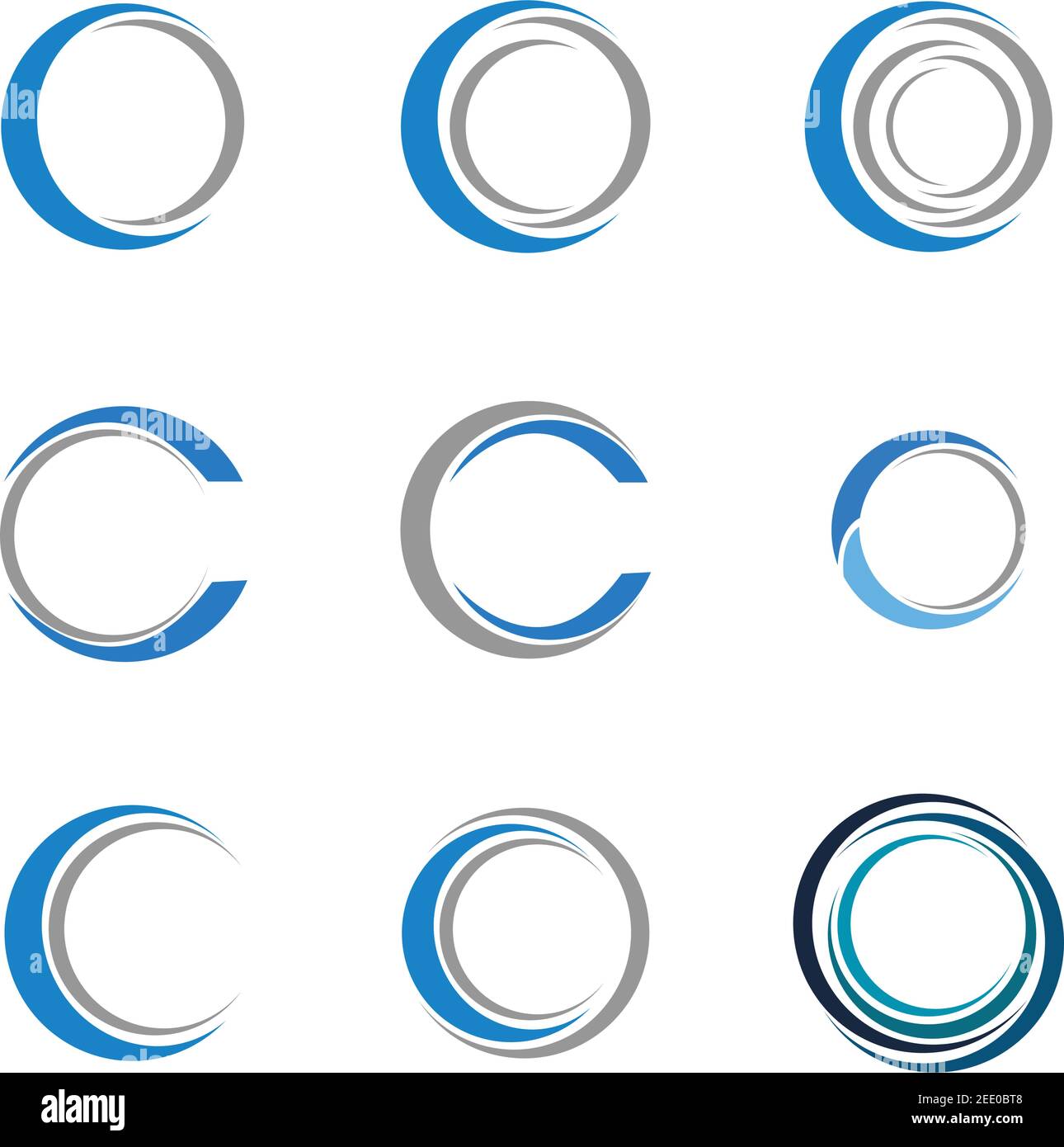 Circle logo icon illustration design template - Vector Stock Vector ...