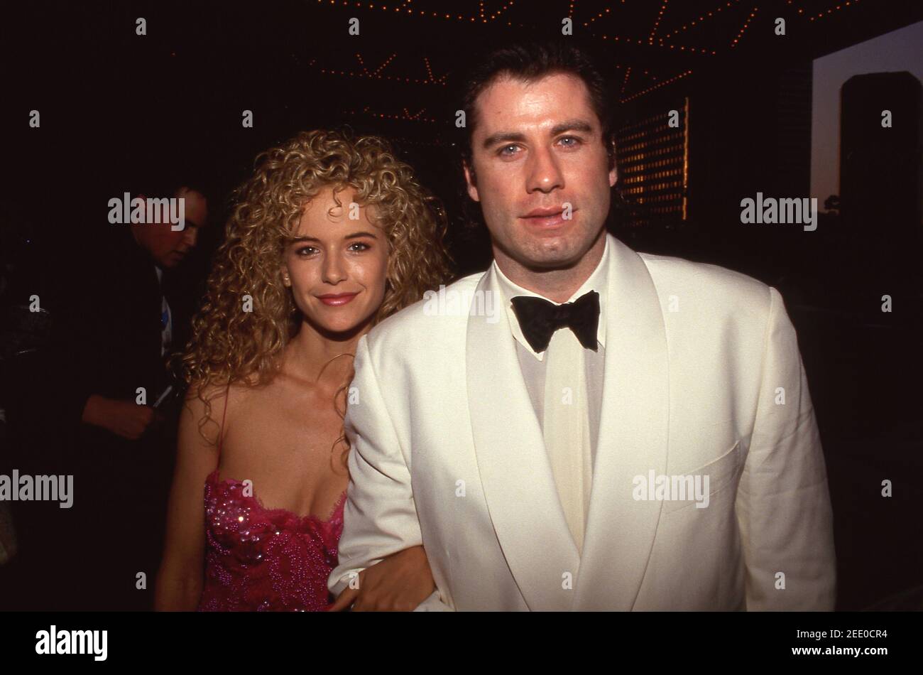 LOS ANGELES - JULY 19: Actress Kelly Preston and actor John Travolta attend  the NAACP - Los Angeles Chapter's Ninth Annual Roy Wilkins Award Salute to  Eddie Murphy on July 19, 1991, image size:1300x950