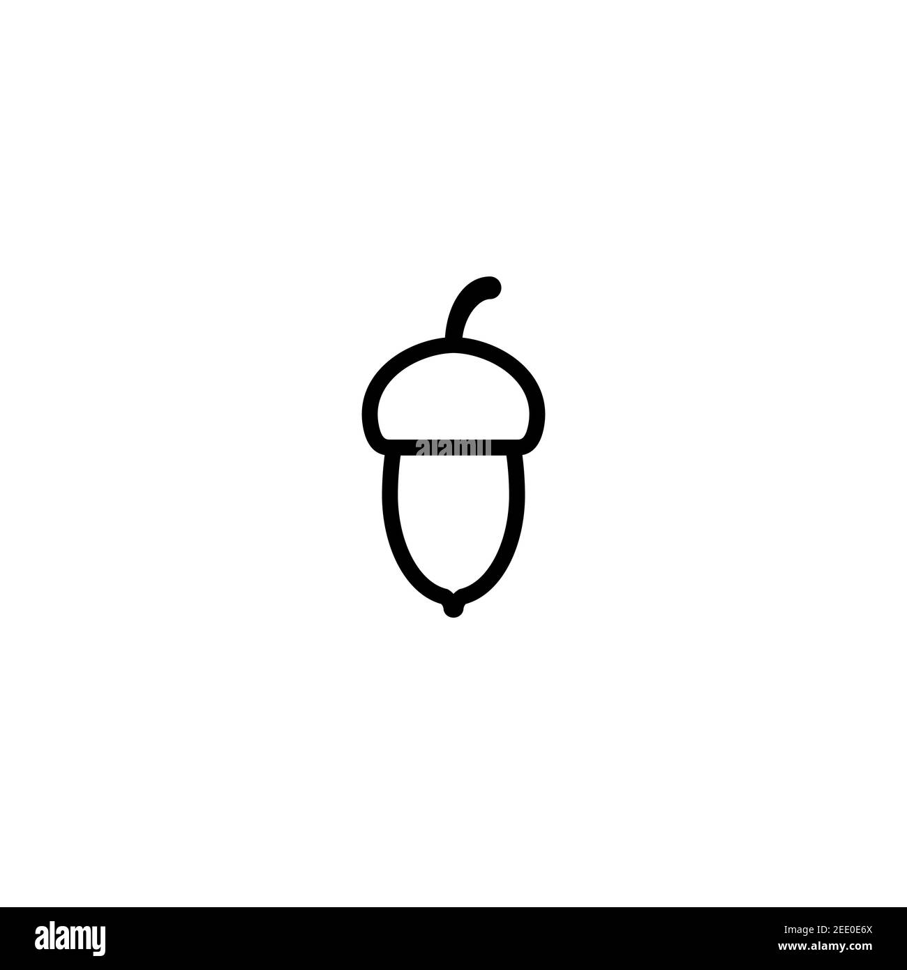 Acorn symbol Black and White Stock Photos & Images - Alamy