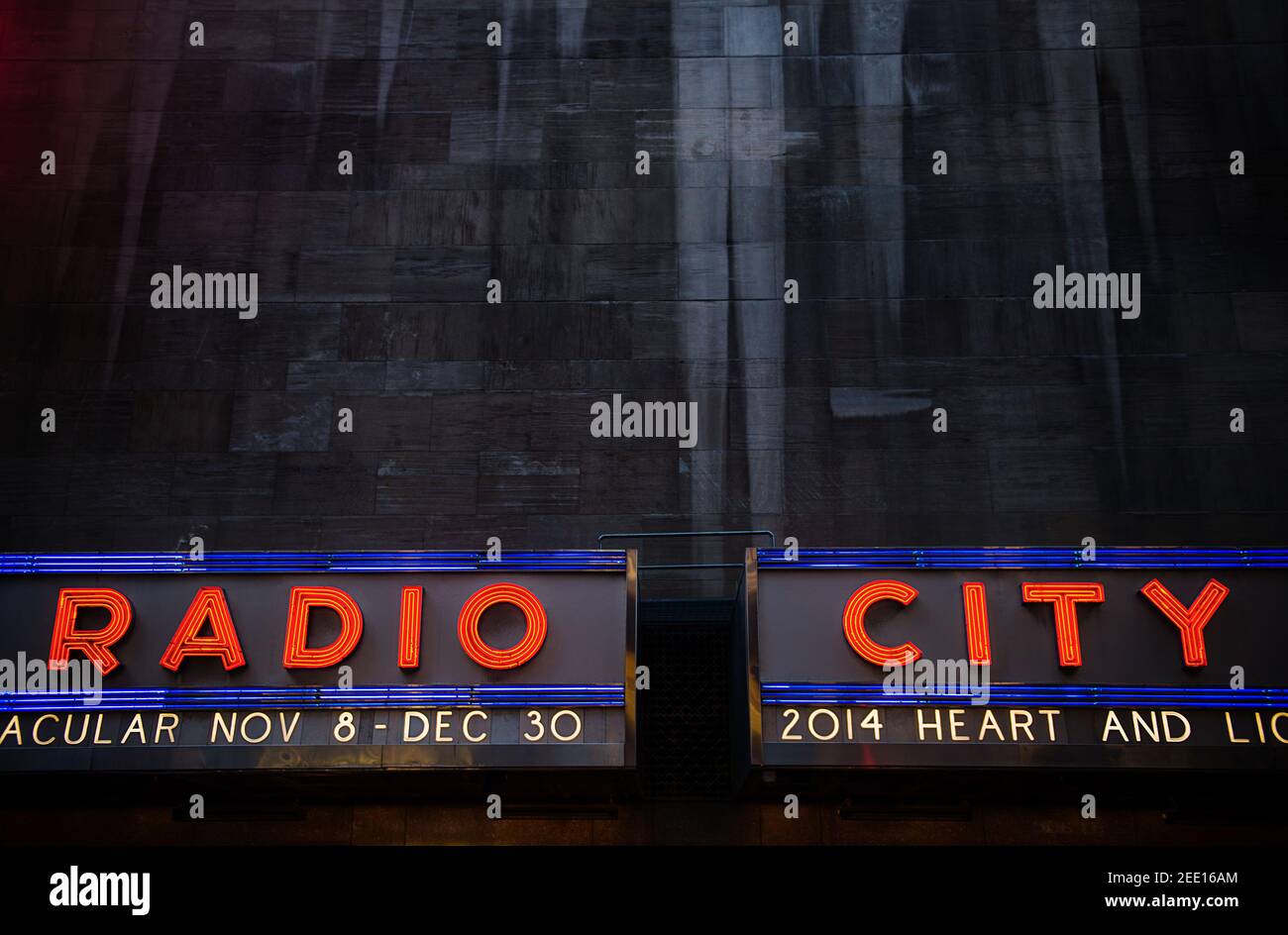 Radio City music Hall, Manhattan, New York City, New York Stock Photo