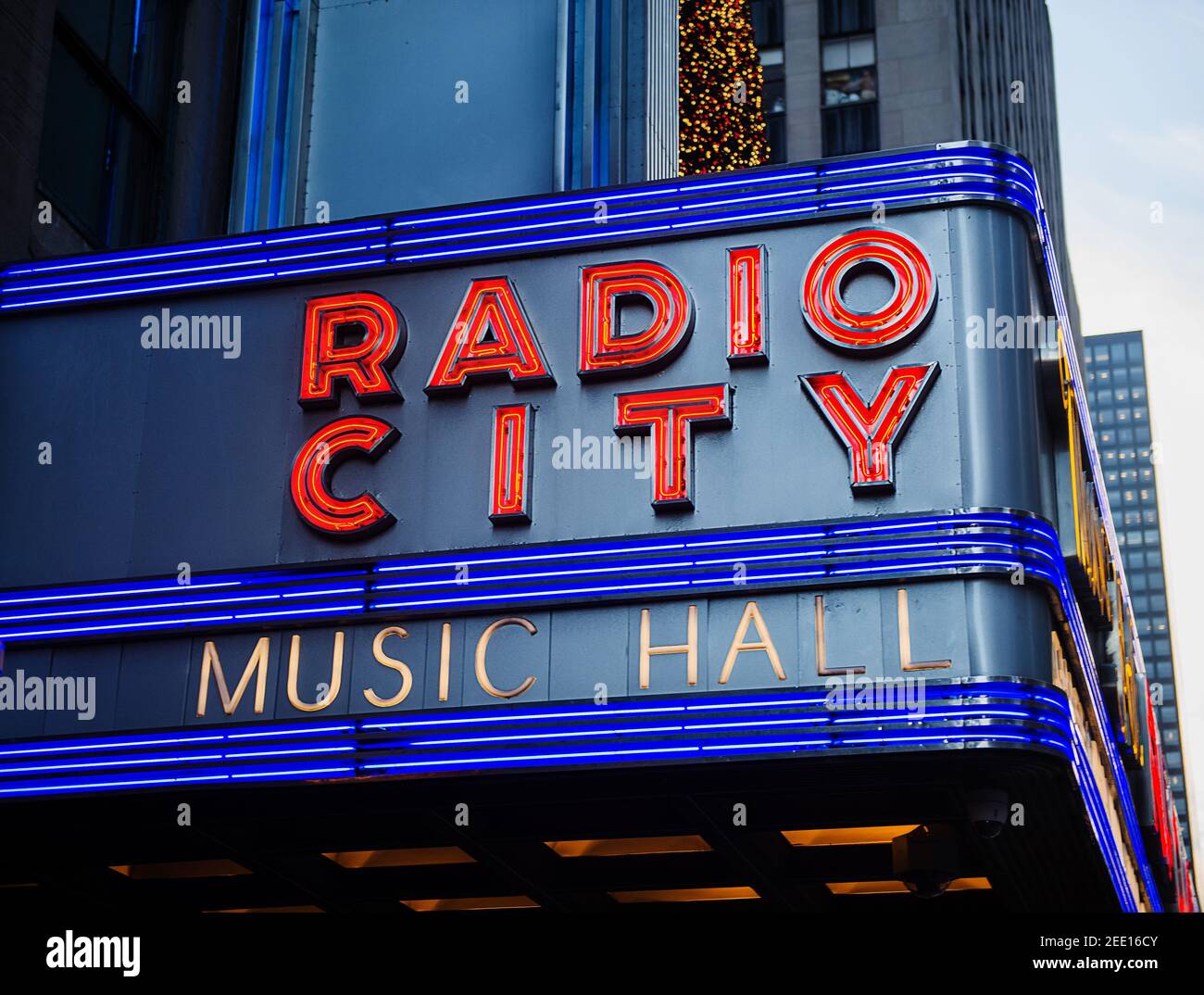 Radio City music Hall, Manhattan, New York City, New York Stock Photo