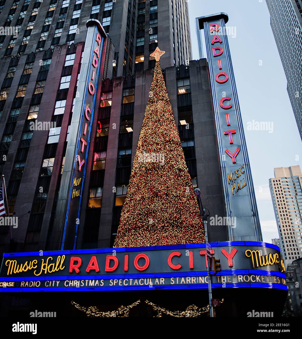 Radio City music Hall, Manhattan, New York City, New York Stock Photo