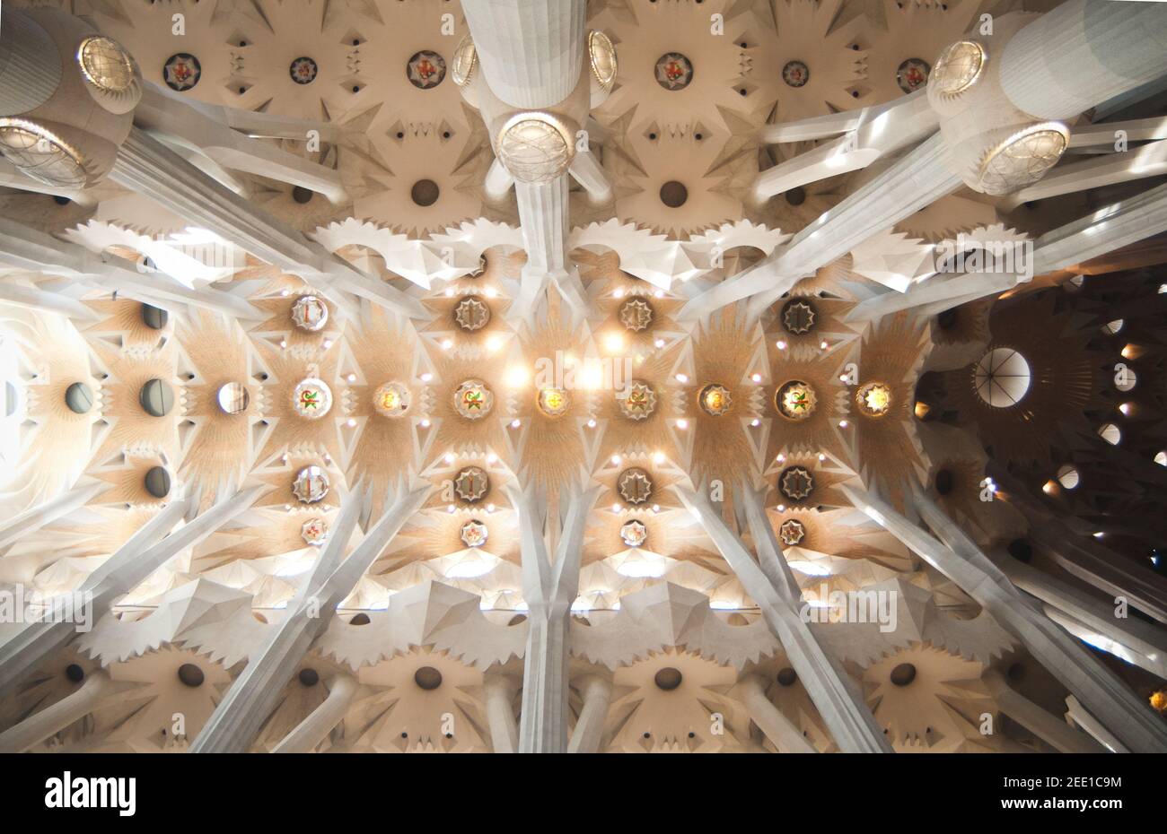 Sagrada familia interior altar hi-res stock photography and images - Alamy