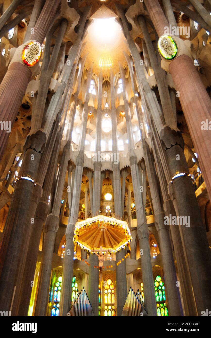 Sagrada familia church interior hi-res stock photography and images - Alamy