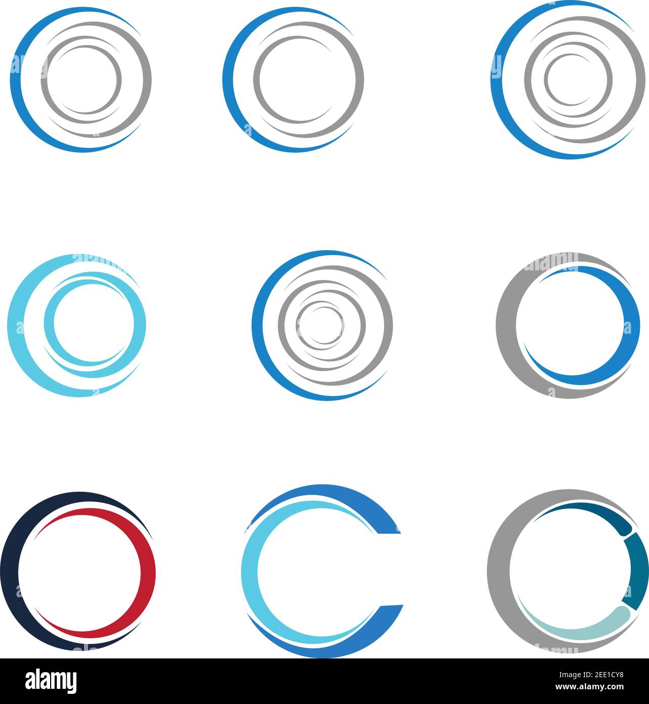 Circle logo icon illustration design template - Vector Stock Vector ...