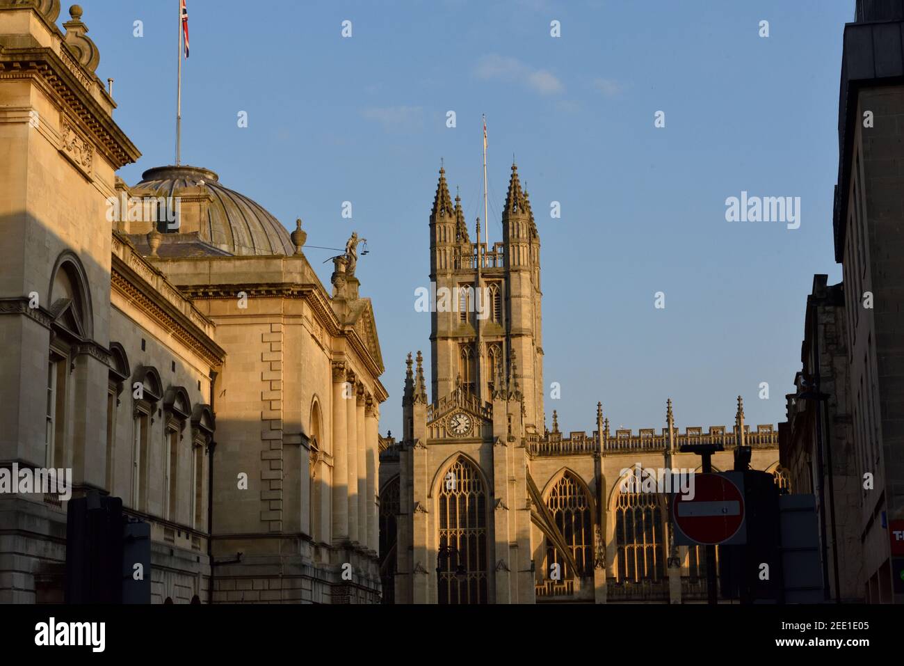 Bath Abbey, Bath, England, UK Stock Photo