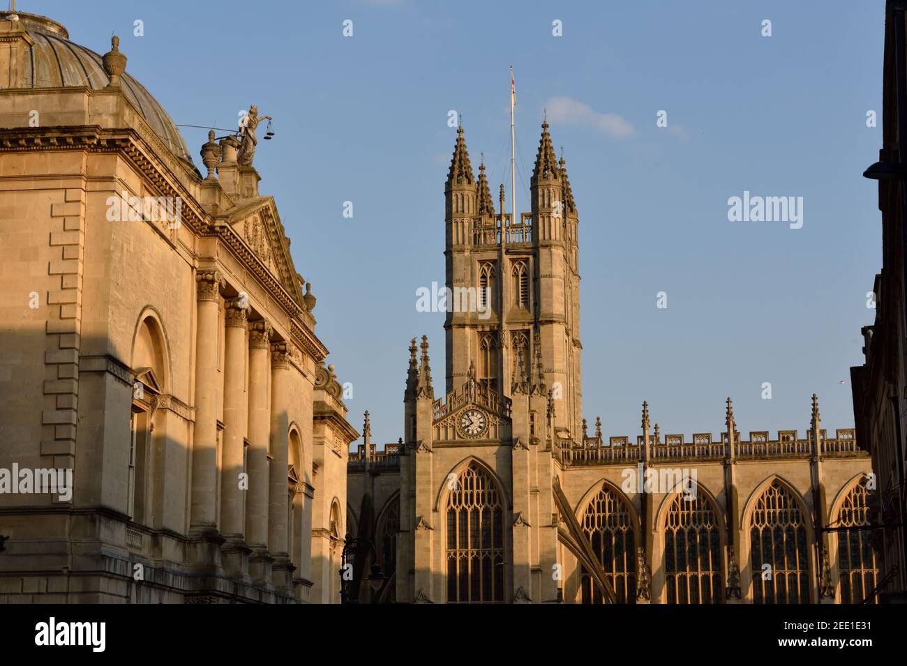 Bath Abbey, Bath, England, UK Stock Photo