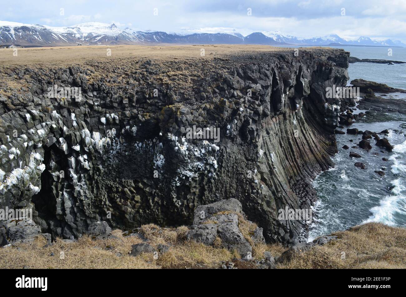 Stunning view basalt formations hi-res stock photography and images - Alamy