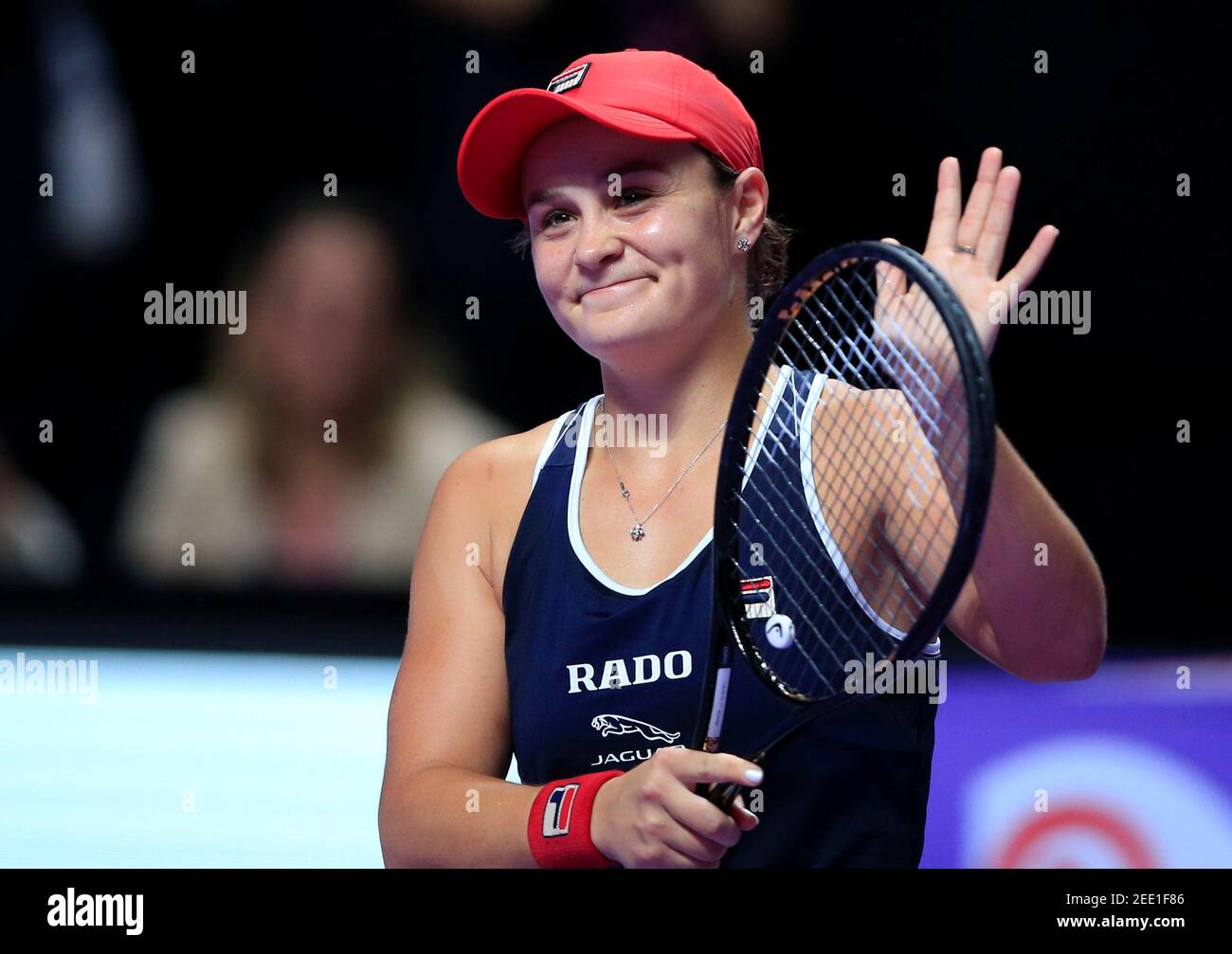 Tennis - WTA Tour Finals - Shenzhen Bay Sports Center - Shenzhen, Guangdong  province, China - November 3, 2019 Australia's Ashleigh Barty celebrates  after winning the final against Ukraine's Elina Svitolina REUTERS/Aly Song  Stock Photo - Alamy