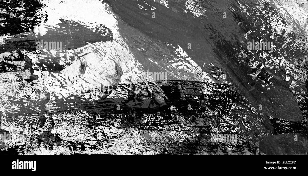 Abstract contemporary art paint illustration. Artistic drawing art ...