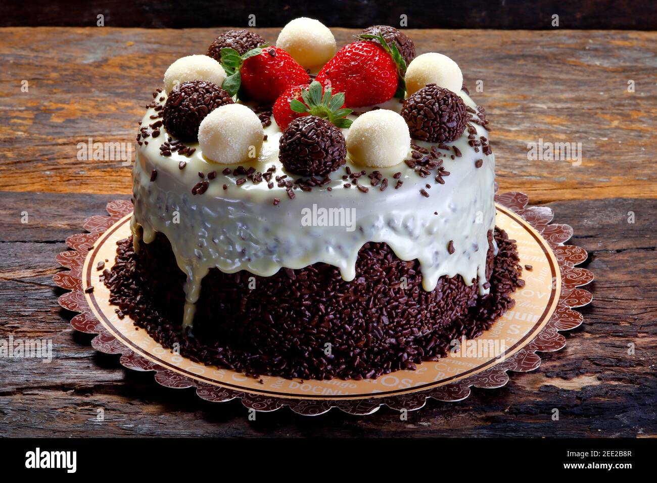Chocolate Cake With Bonbon Stock Photo Alamy Chocolate Cake With Bonbon Stock Photo Alamy