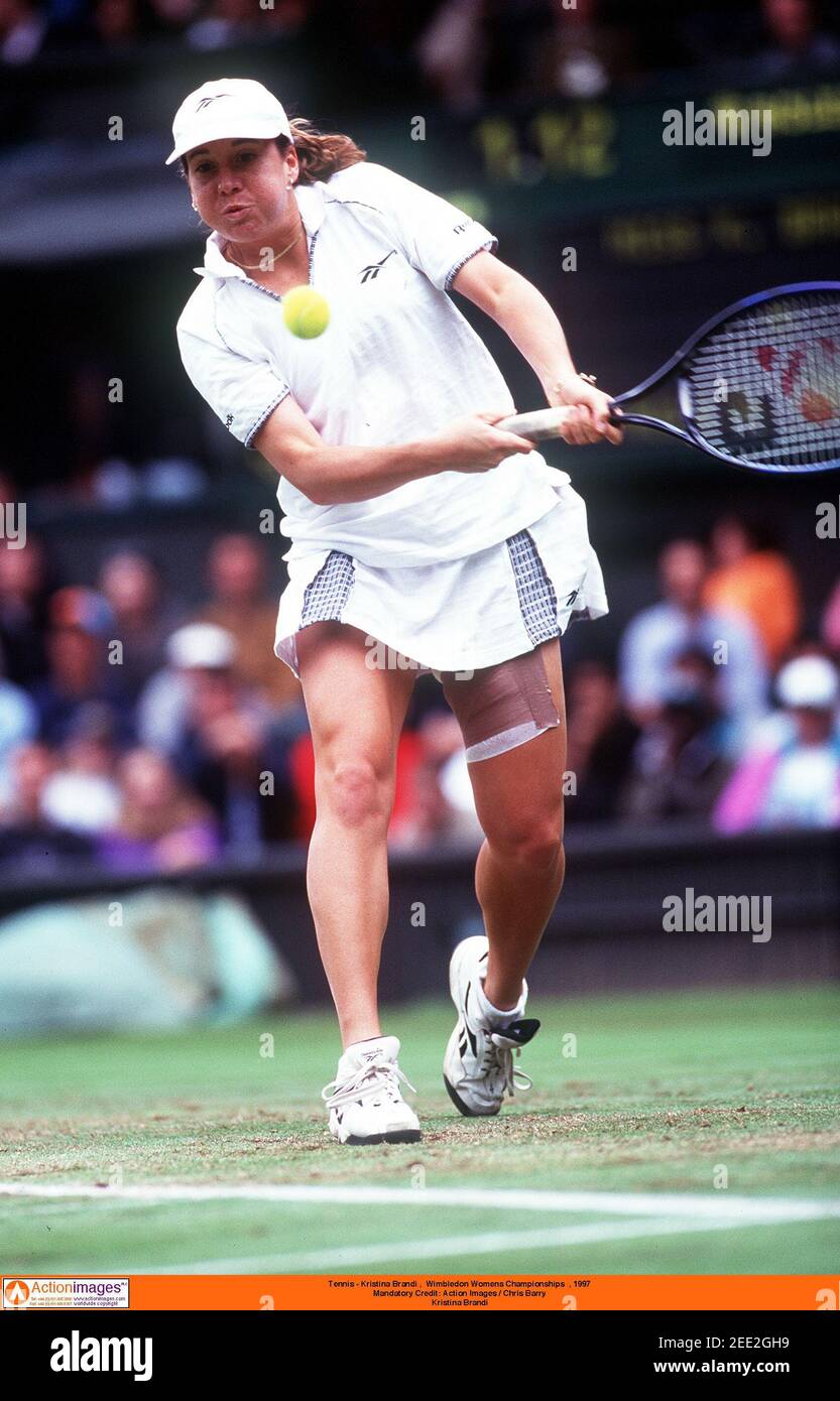 Tennis - Kristina Brandi , Wimbledon Women's Championships , 1997