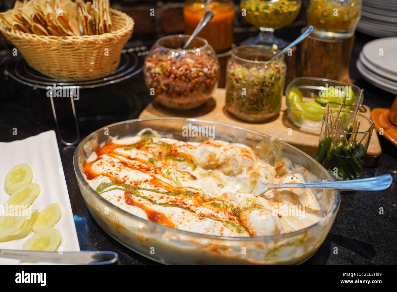 closeup-shot-of-dahi-vada-paapdi-chaat-spicy-indian-dish-served-with