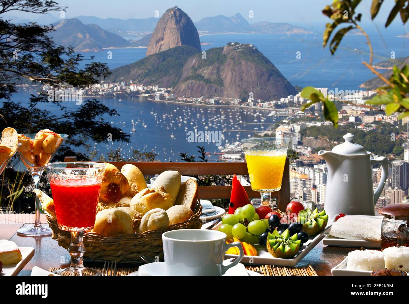 Breakfast Rio de Janeiro Stock Photo Alamy