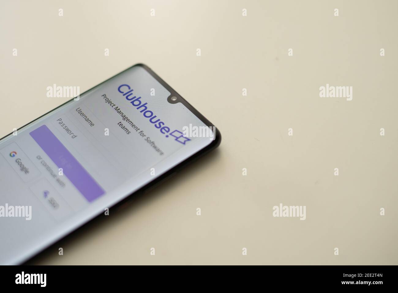 Kyiv Ukraine February 15 2021 App Icon Of The App Clubhouse On Phone Screen Top View Illustrative Editorial Stock Photo Alamy