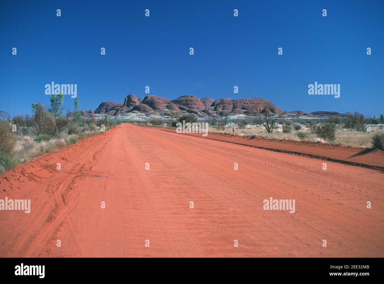 Australia. Northern Territory. Alice Springs region. The Kata Tjuta (Mount Olga) (The Olgas). Stock Photo