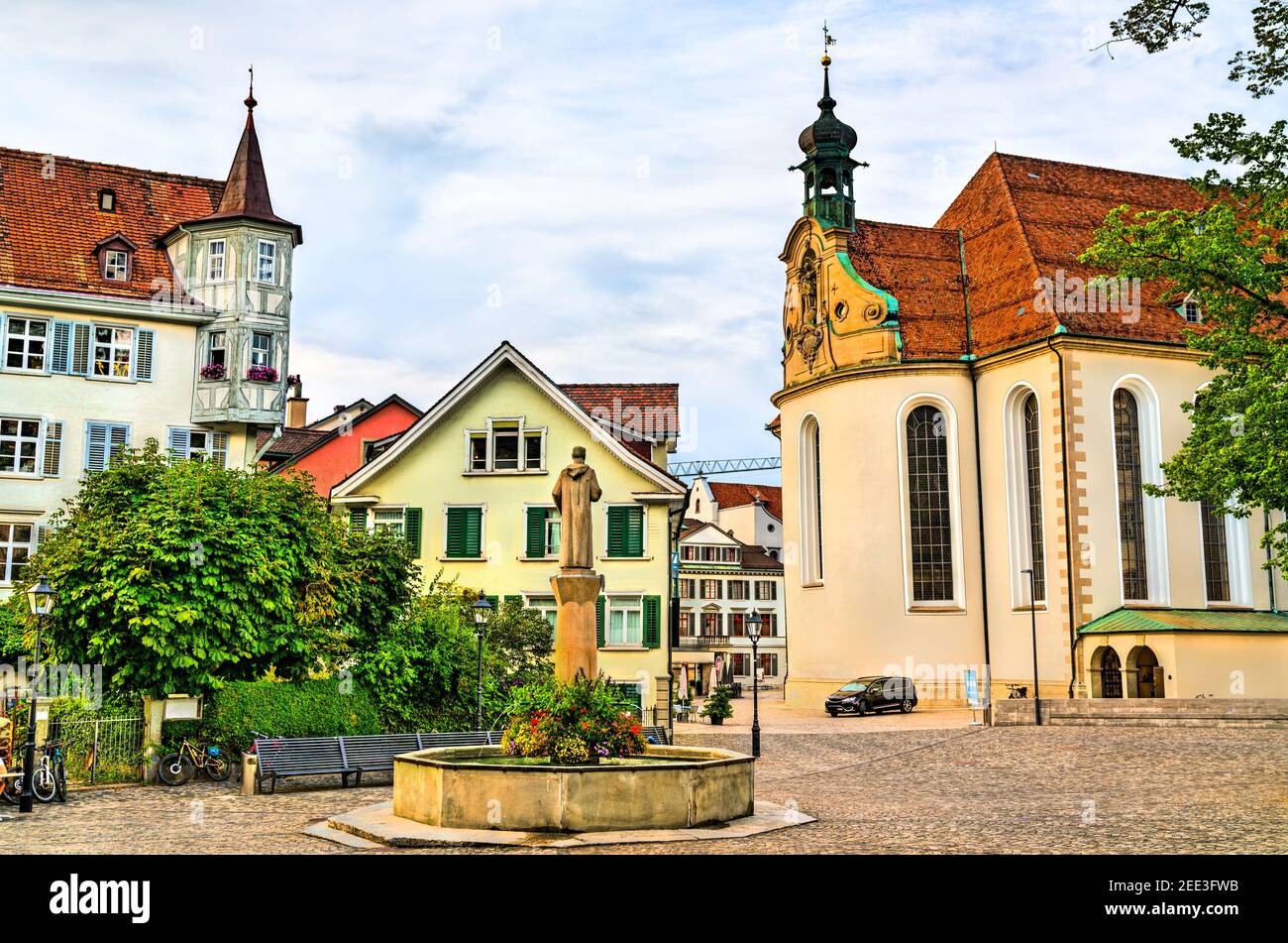 St. Gallus Fountain in St. Gallen, Switzerland Stock Photo Alamy