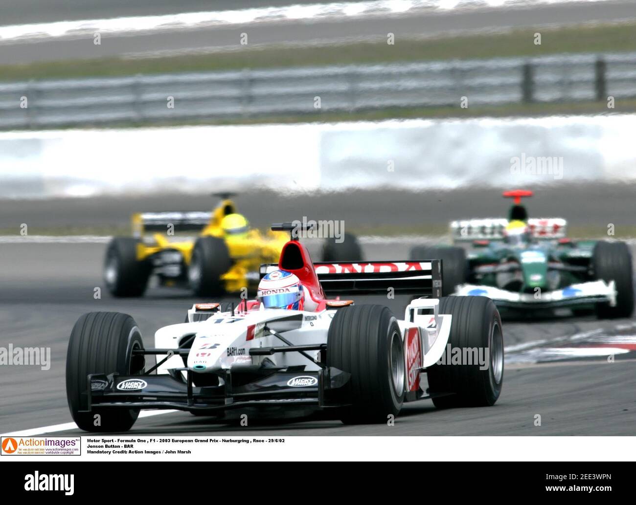 Motor Sport Formula One F1 03 European Grand Prix Nurburgring Race 29 6 02 Jenson Button Bar Mandatory Credit Action Images John Marsh Stock Photo Alamy Motor Sport Formula One F1 03 European Grand Prix Nurburgring Race 29 6 02 Jenson Button Bar Mandatory Credit Action Images John Marsh Stock Photo Alamy