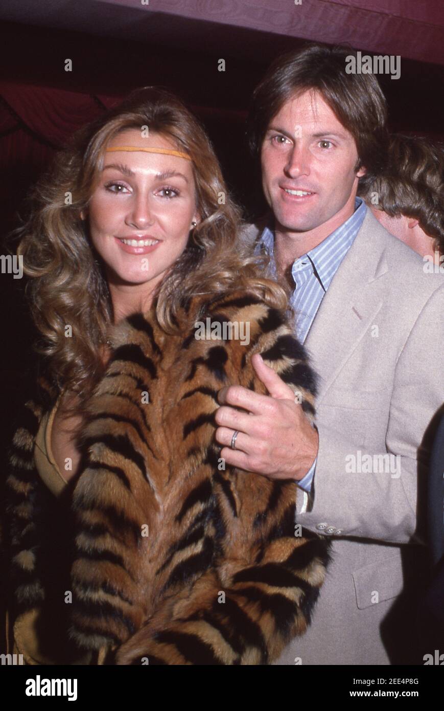 Bruce Jenner and Linda Thompson Circa 1984. Credit: Ralph Dominguez