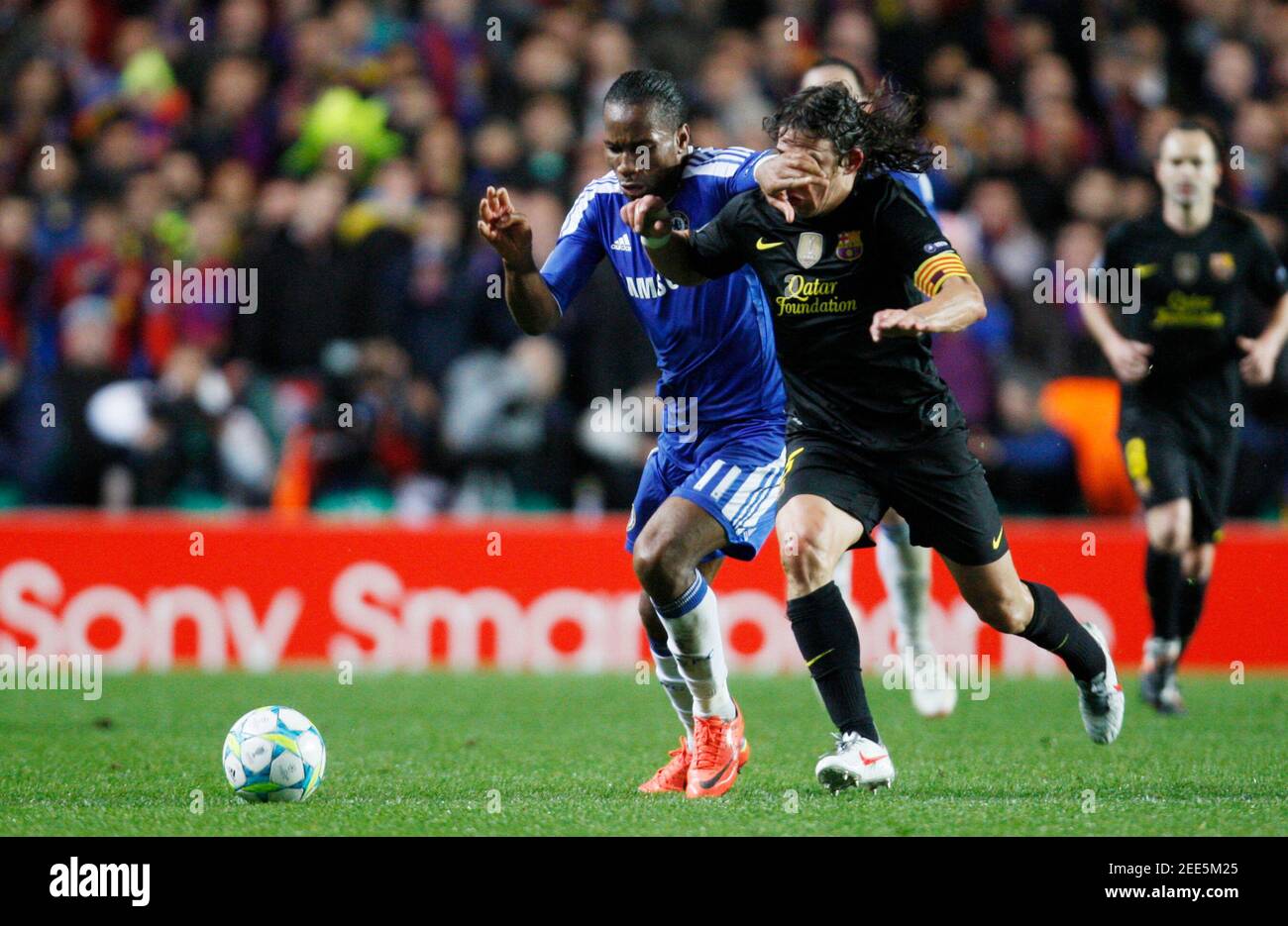 Carles Puyol Barcelona Didier Chelsea High Resolution Stock Photography And Images Alamy