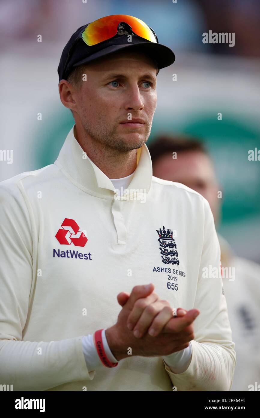 Cricket - Ashes 2019 - Fifth Test - England v Australia - Kia Oval, London, Britain - September 15, 2019   England's Joe Root during the end of series presentations  Action Images via Reuters/Paul Childs Stock Photo
