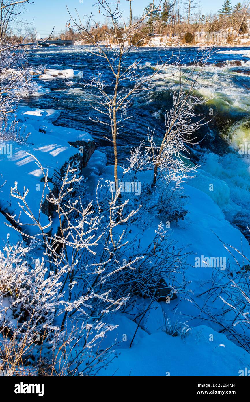 Burleigh Falls Otonabee River Selwyn Ontario Peterborough County