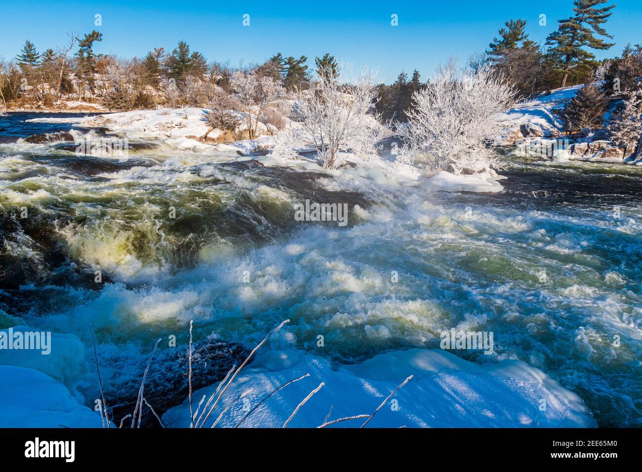 Burleigh Falls Otonabee River Selwyn Ontario Peterborough County