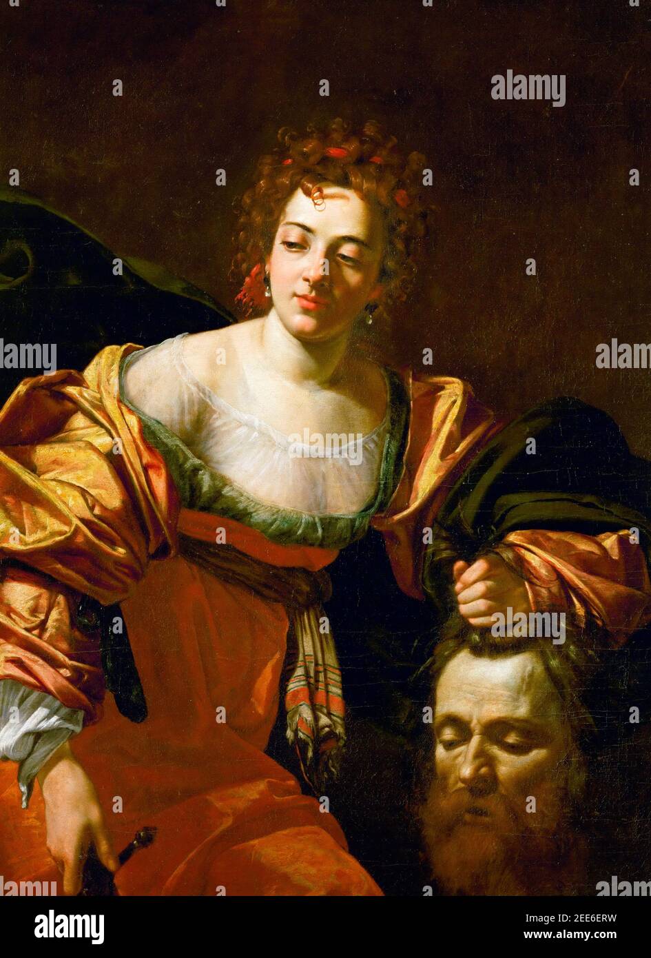 Judith with the Head of Holofernes - attributed to Simon Vouet, circa 1620 Stock Photo
