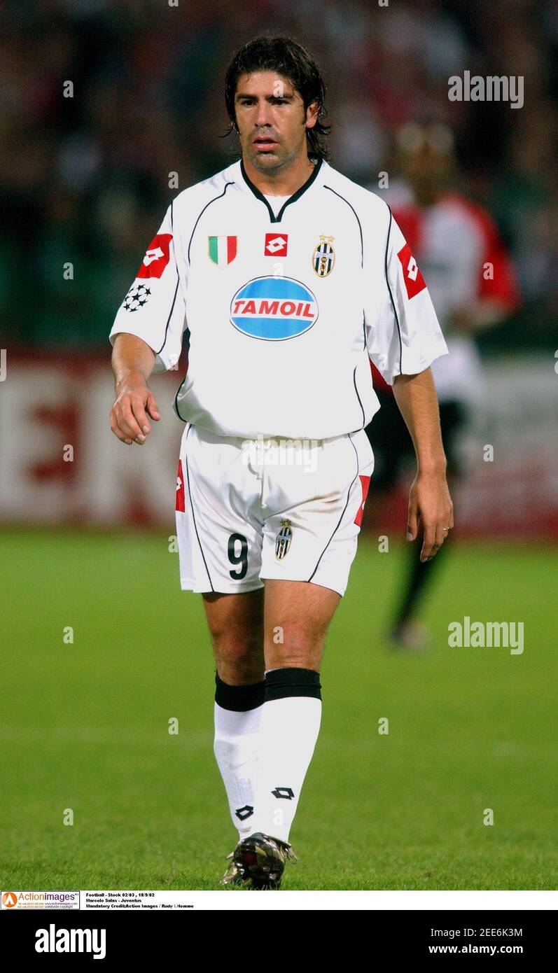 Football - Stock 02/03 , 18/9/02 Marcelo Salas - Juventus Mandatory  Credit:Action Images / Rudy LHomme Stock Photo - Alamy