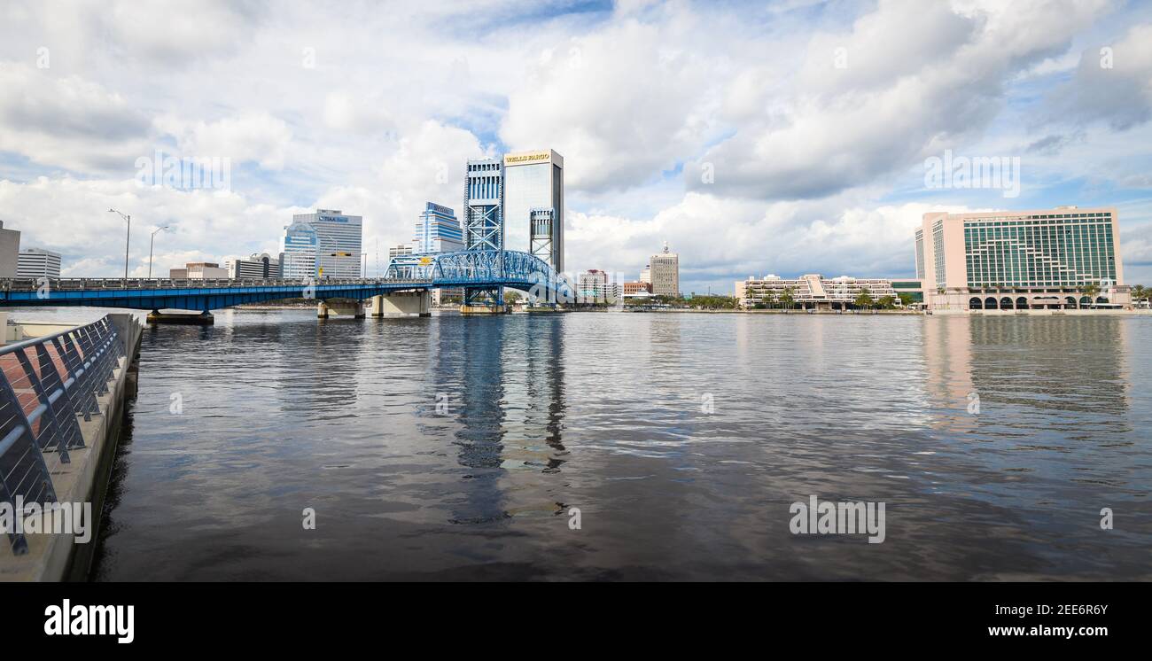 Beautiful Jacksonville city in Florida, USA Stock Photo