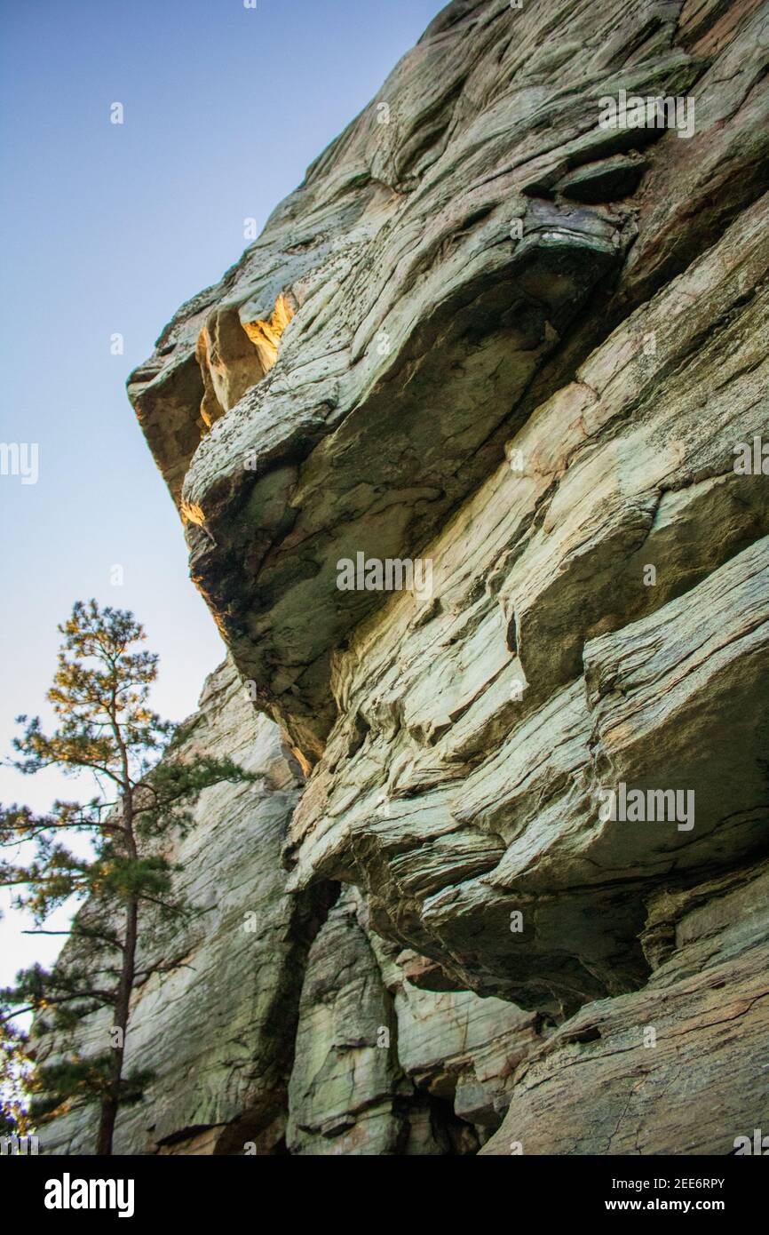 View at Pilot Mountain State Park, North Carolina Stock Photo Alamy