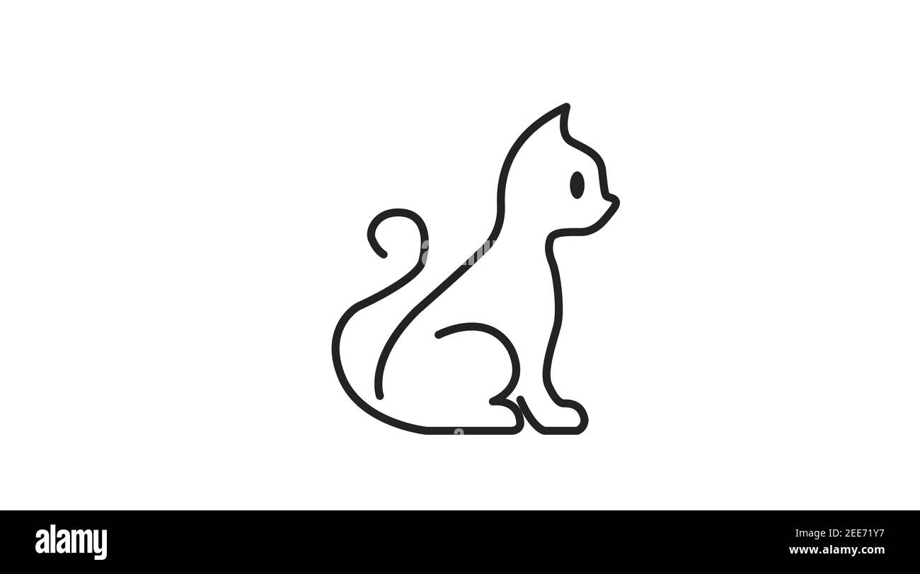 Cat Icon, Line Iconpack