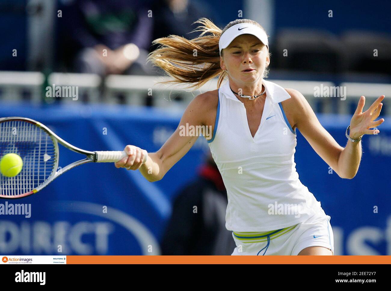 Tennis - Hastings Direct International Championships - Devonshire Park,  Eastbourne - 19/6/06 Slovakia's Daniela Hantuchova in action during the  first round Mandatory Credit: Action Images / Henry Browne Livepic Stock  Photo - Alamy