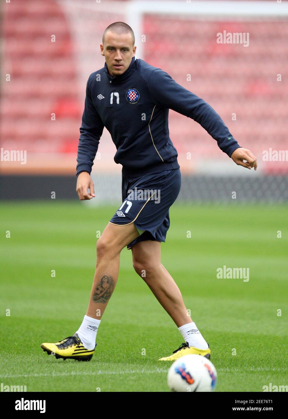 Football - Hajduk Split Training - Britannia Stadium - 11/12 - 27/7/11  Tonci Kukoc - Hajduk Split during training Mandatory Credit: Action Images  / Carl Recine Stock Photo - Alamy