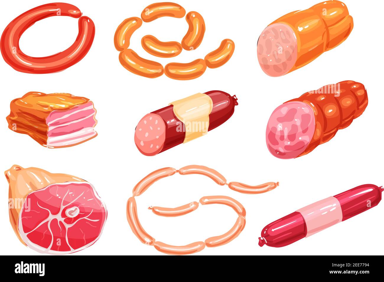 Bologna food Stock Vector Images Alamy