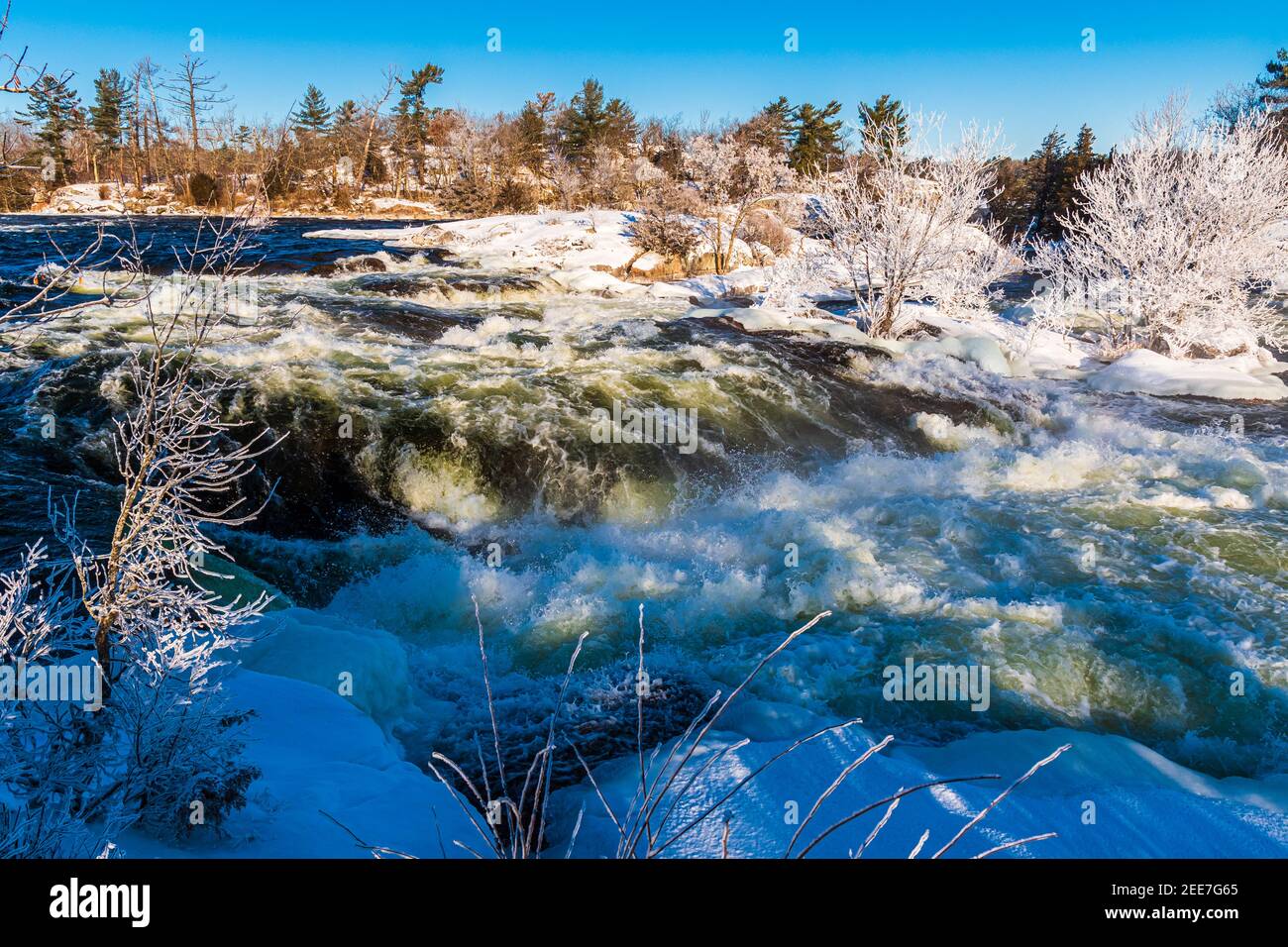 Burleigh Falls Otonabee River Selwyn Ontario Peterborough County