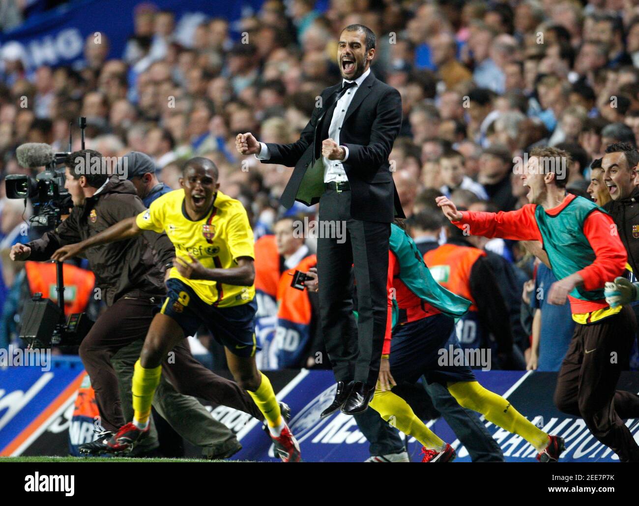 Football Chelsea V Fc Barcelona Uefa Champions League Semi Final Second Leg Stamford Bridge London England 08 09 6 5 09 Josep Guardiola C Fc Barcelona Head Coach And