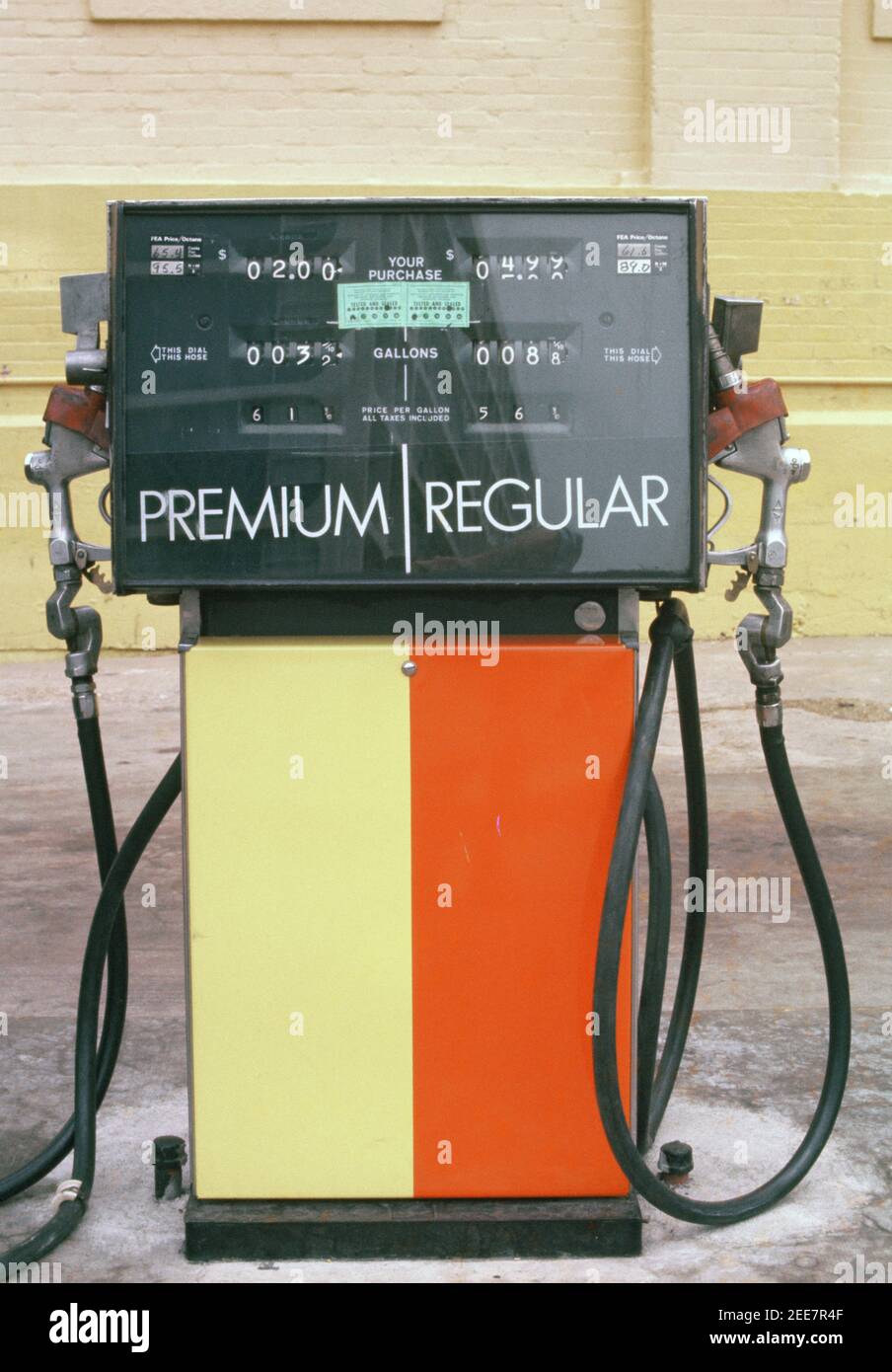 The gas crisis in 1976. The filling stations around Fairfax, virginia