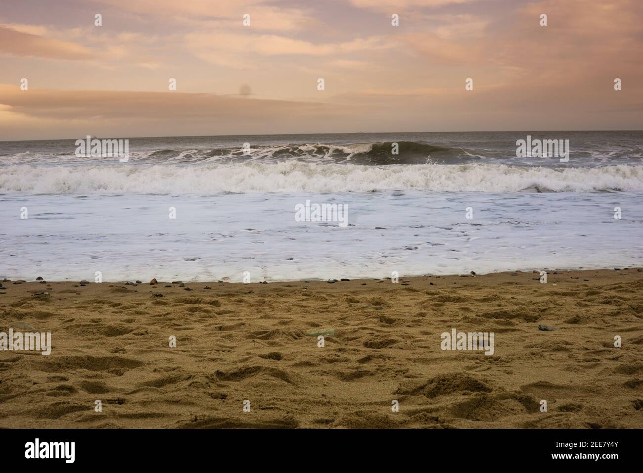rolling waves Stock Photo
