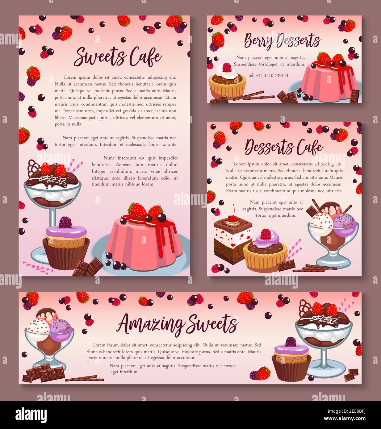 Desserts And Pastry Cakes Vector Posters And Banners Templates Set For Cafe Bakery Or Patisserie Sweets Or Tortes And Ice Cream Brownie Wafers And C Stock Vector Image Art Alamy Desserts And Pastry Cakes Vector Posters And Banners Templates Set For Cafe Bakery Or Patisserie Sweets Or Tortes And Ice Cream Brownie Wafers And C Stock Vector Image Art Alamy
