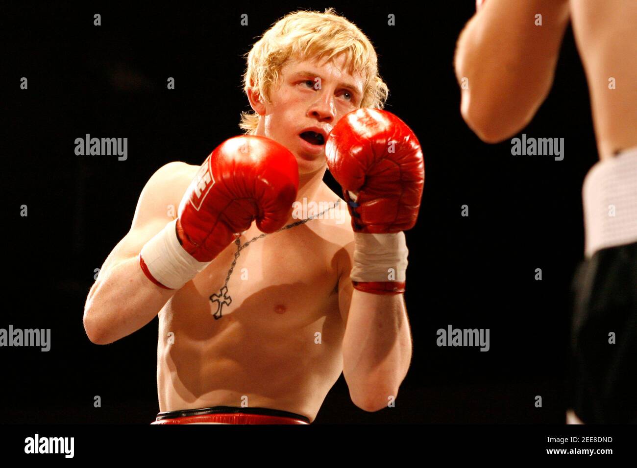 Boxing - Kirk Goodings v Pavels Senkovs - Super Featherweight - Rainton Meadows Arena, Houghton-le-Spring, Tyne and Wear - 23/7/10  Kirk Goodings in action  Mandatory Credit: Action Images / Ed Sykes Stock Photo