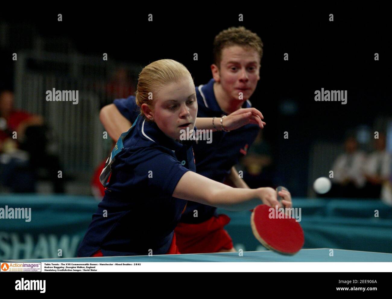 Table Tennis The XVII Commonwealth Games Manchester Mixed Doubles