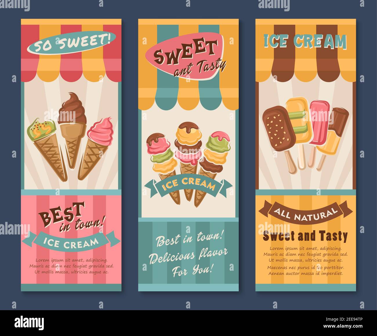 The scoop banners Stock Vector Images Alamy