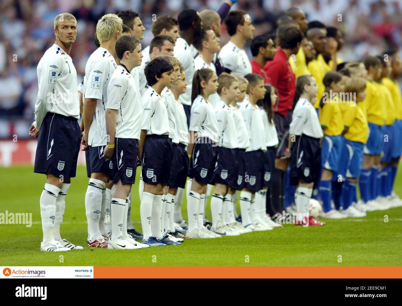 Football England v Brazil International Friendly Wembley Stadium