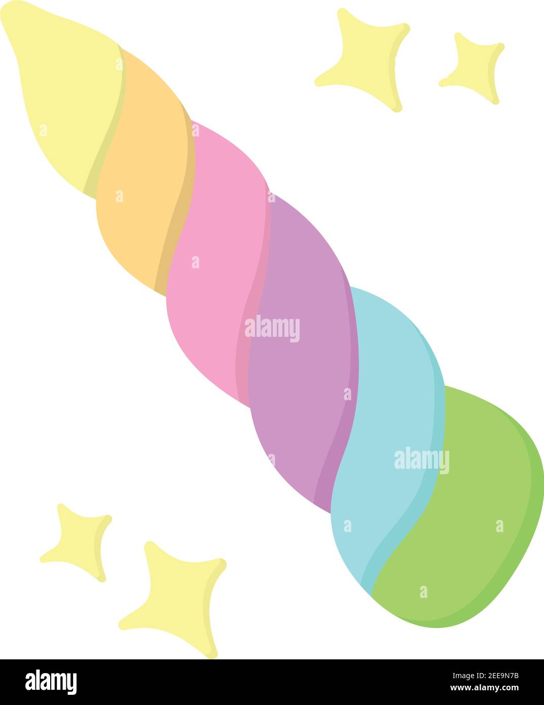 unicorn horn cut out stock images pictures alamy
